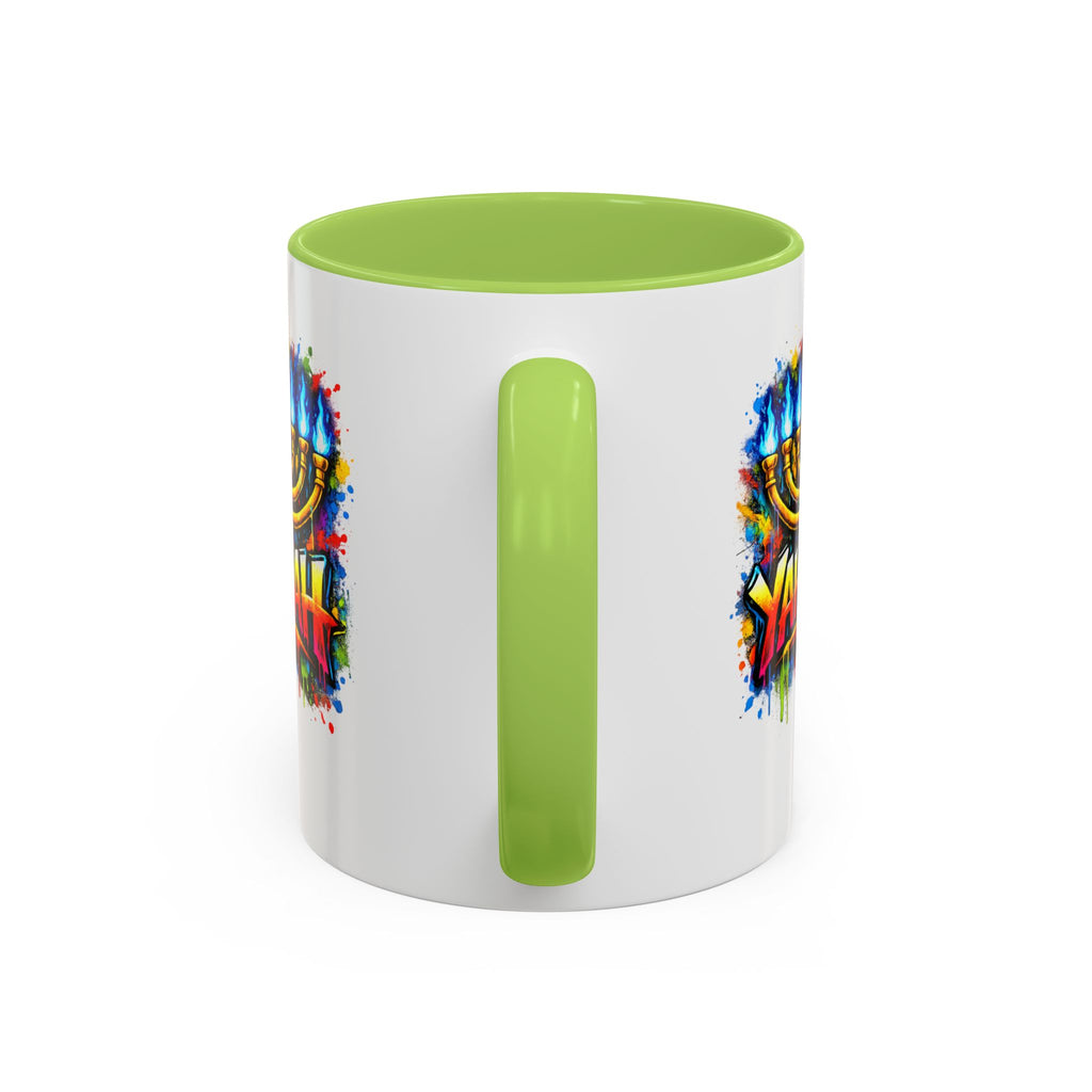 Yahuah colorful Menorah Coffee Mug
