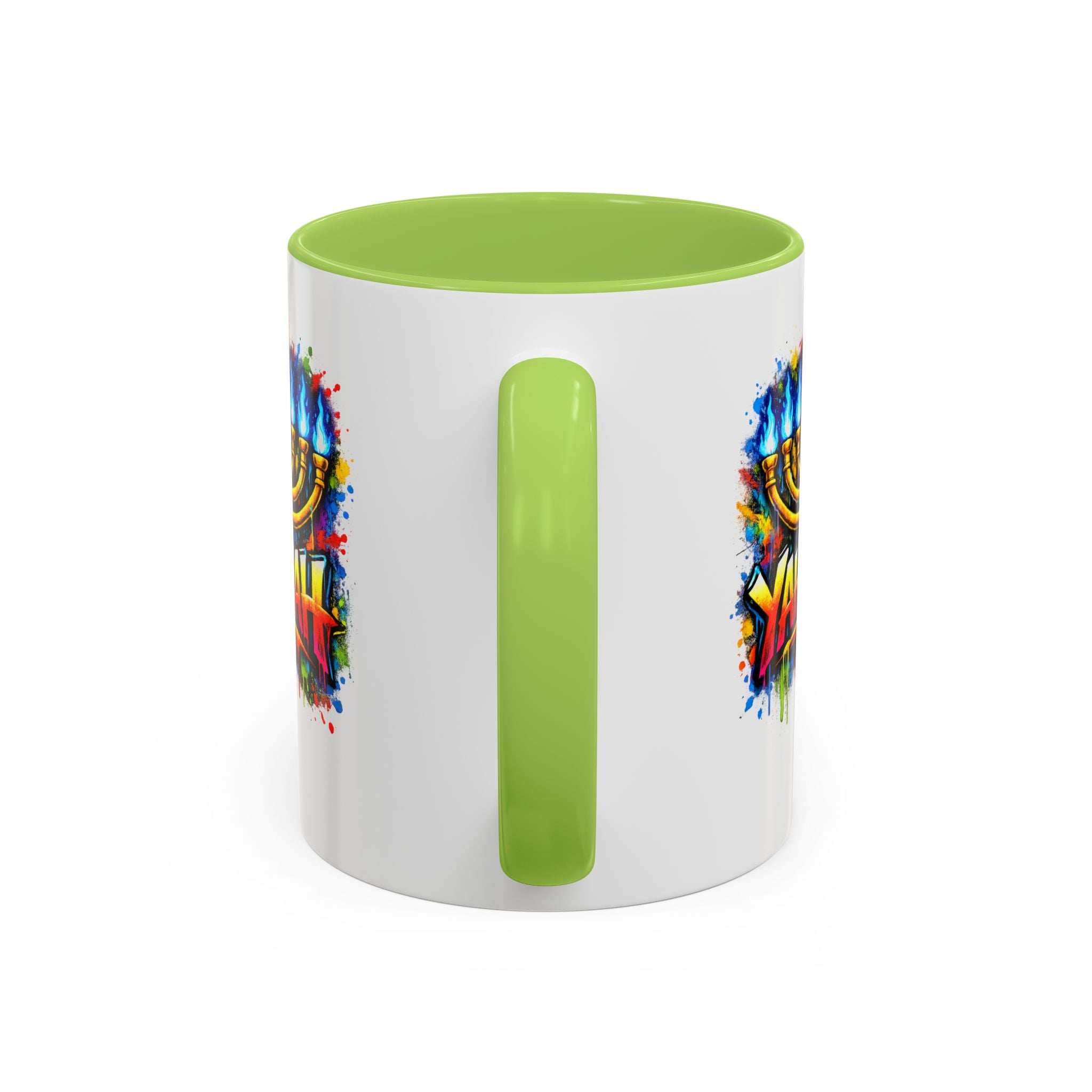 Yahuah colorful Menorah Coffee Mug