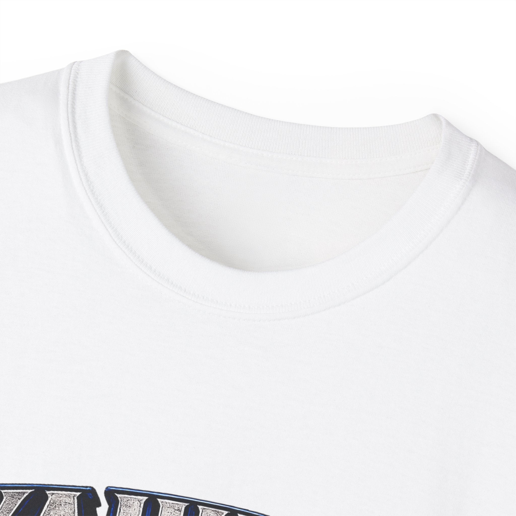 Yahuah Menorah T-Shirt — Yahuah Graphic Tee with Blue Flame Menorah