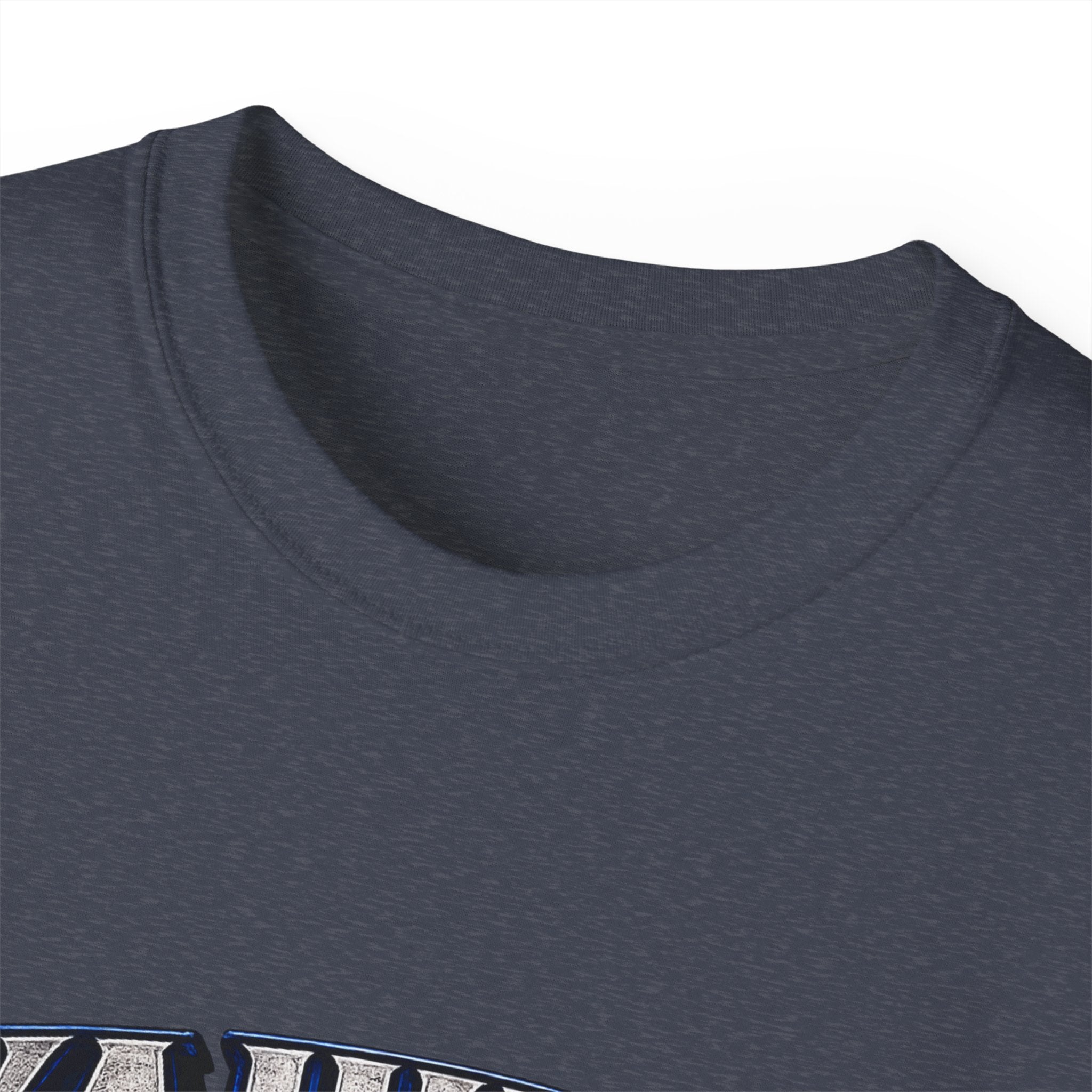 Yahuah Menorah T-Shirt — Yahuah Graphic Tee with Blue Flame Menorah