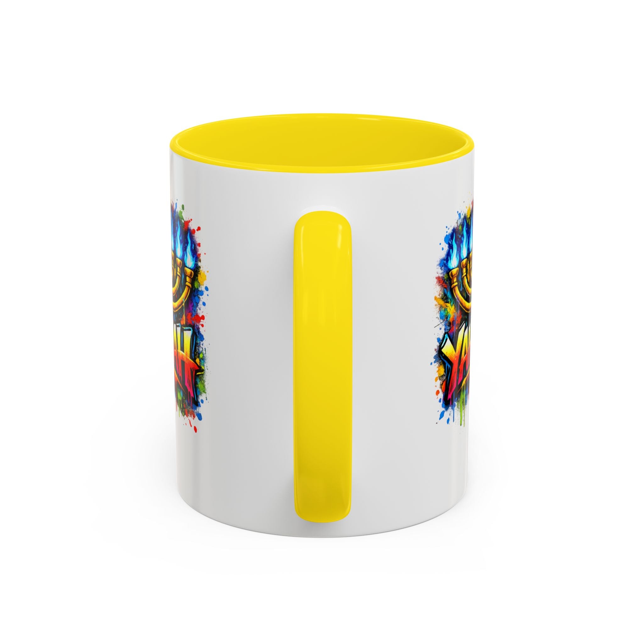 Yahuah colorful Menorah Coffee Mug