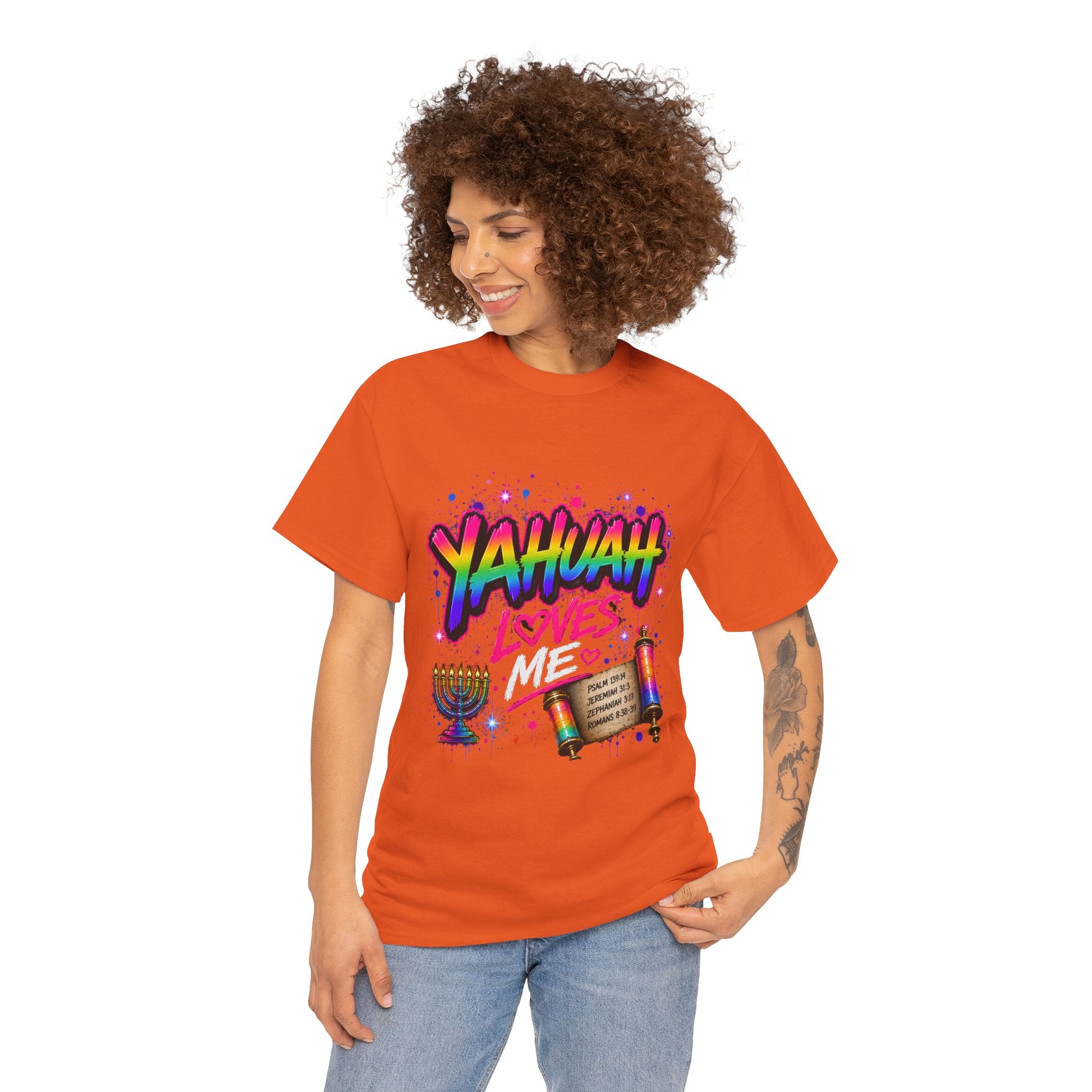 T-Shirt — "Yahuah" Loves Me Faith Tee