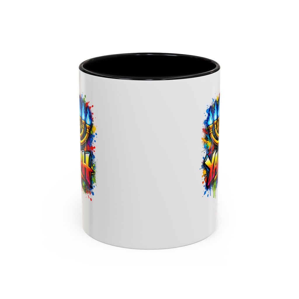 Yahuah colorful Menorah Coffee Mug