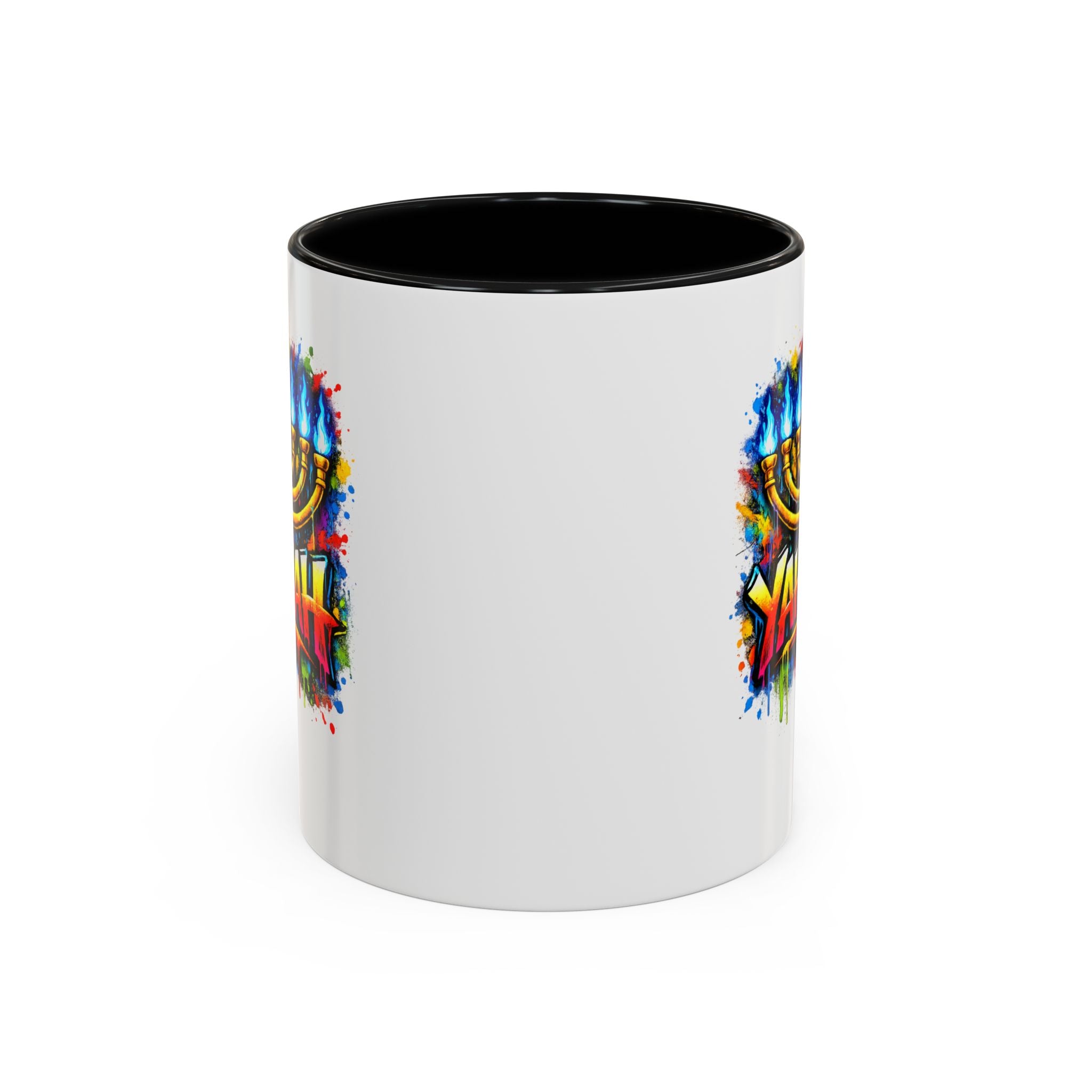 Yahuah colorful Menorah Coffee Mug