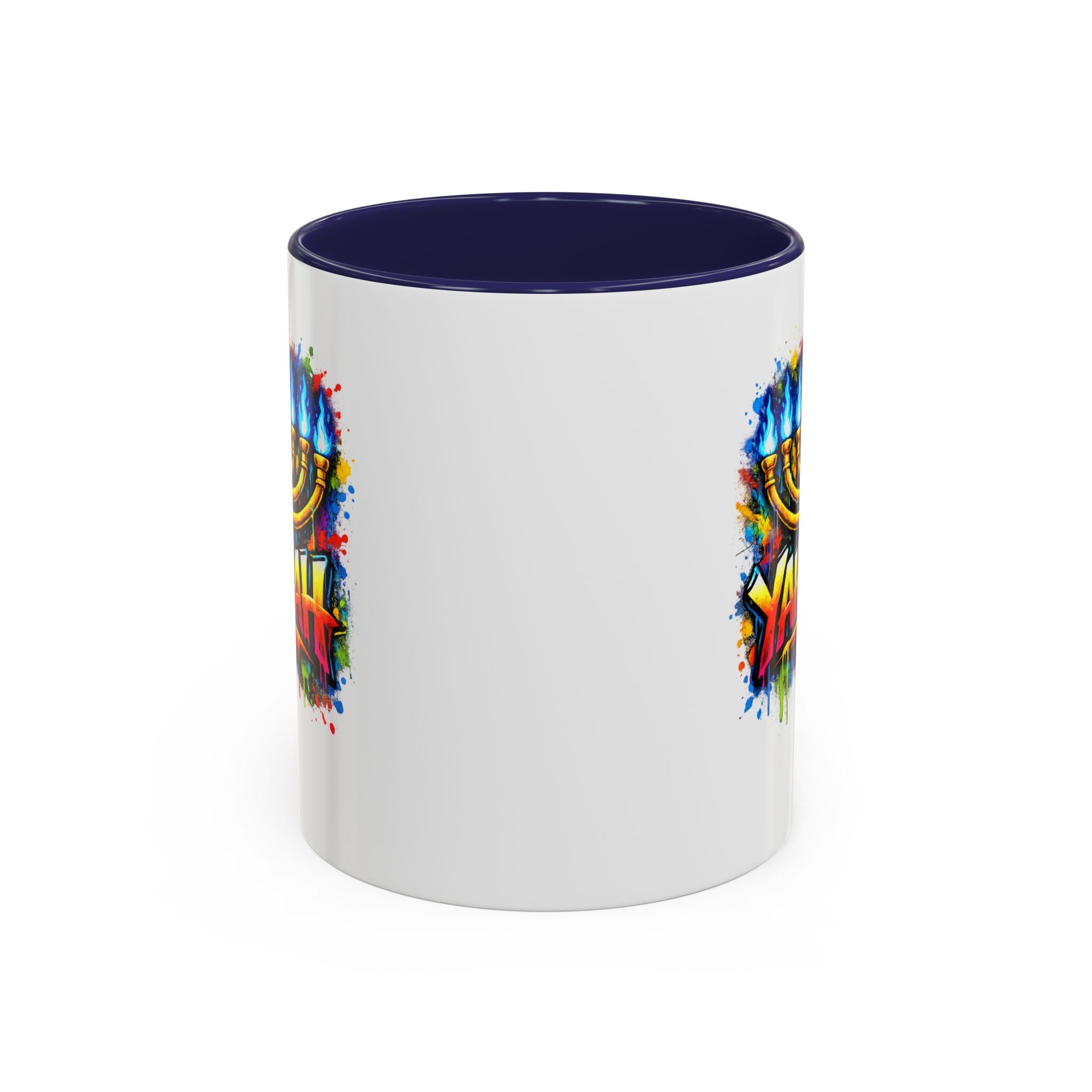 Yahuah colorful Menorah Coffee Mug