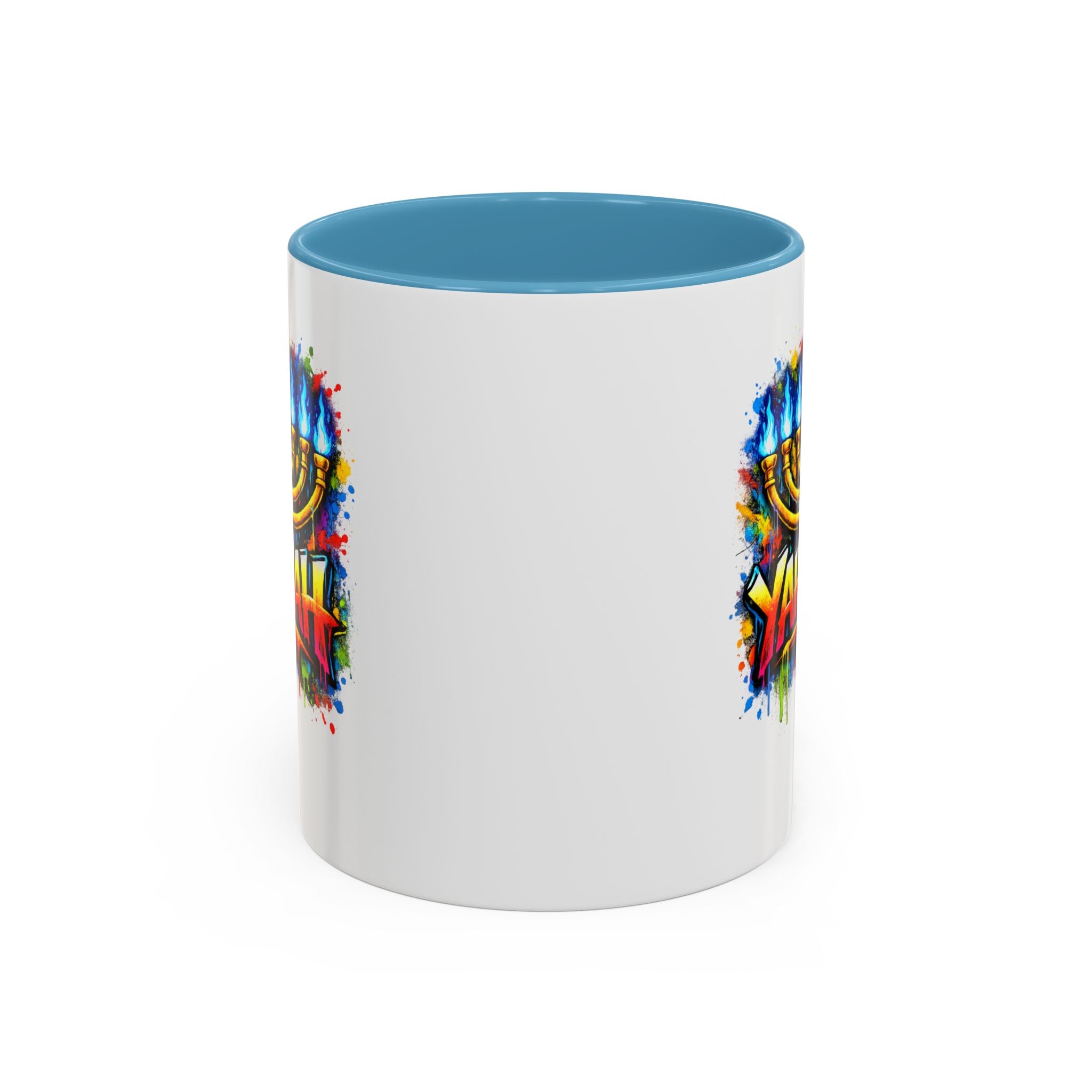 Yahuah colorful Menorah Coffee Mug