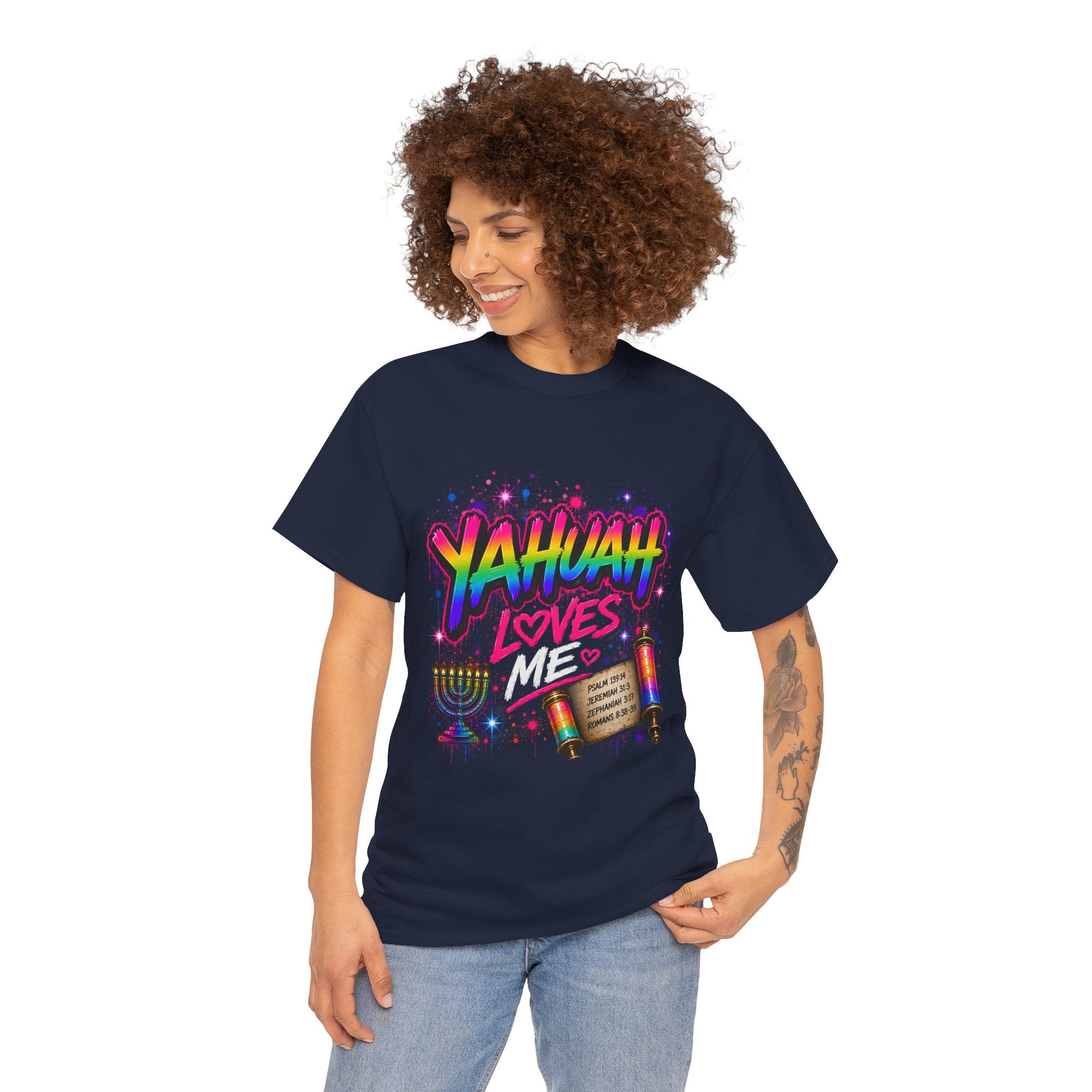 T-Shirt — "Yahuah" Loves Me Faith Tee