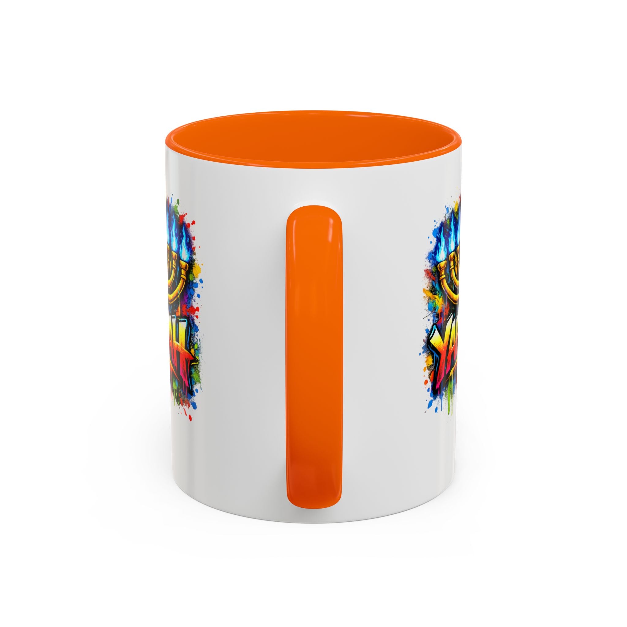 Yahuah colorful Menorah Coffee Mug