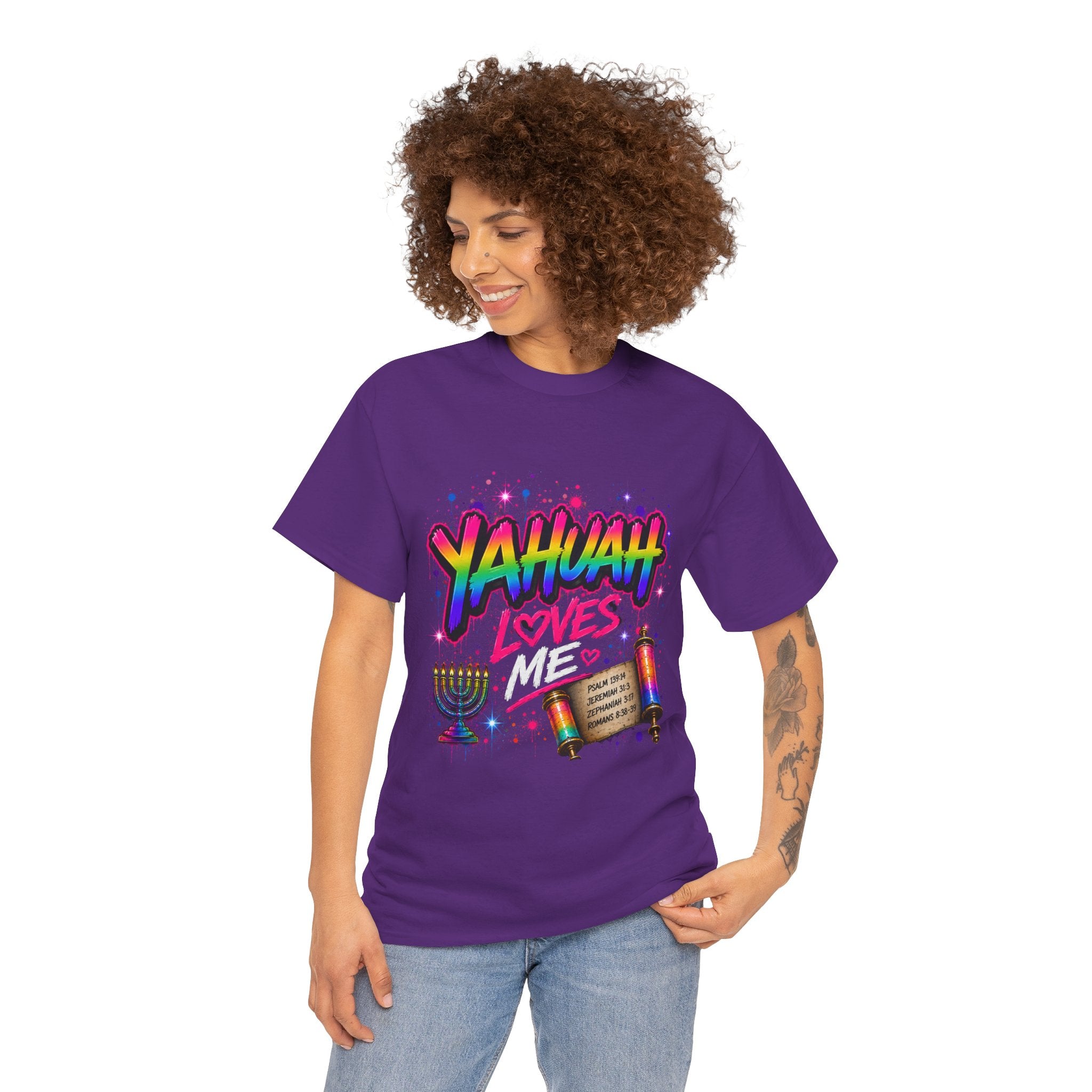 T-Shirt — "Yahuah" Loves Me Faith Tee