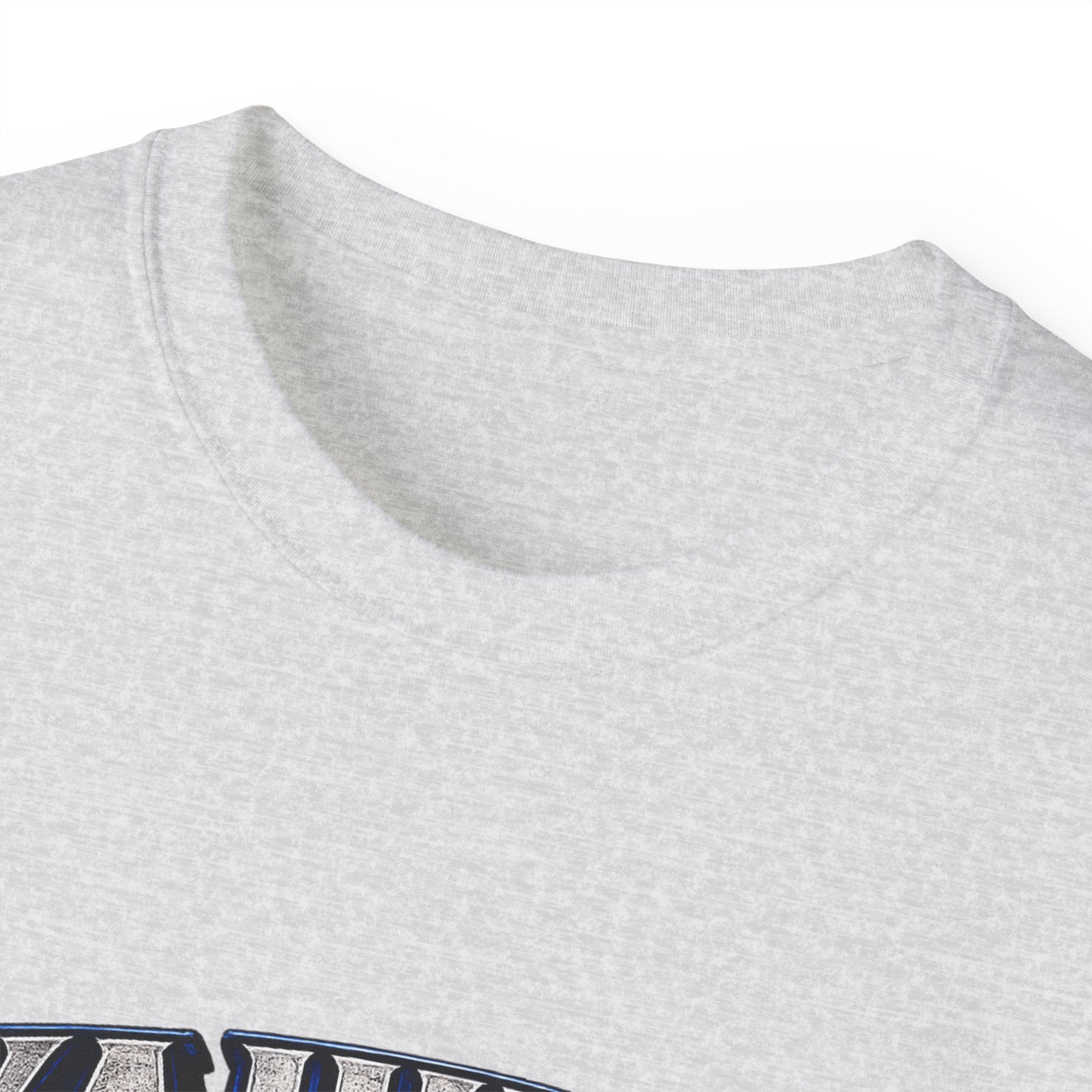 Yahuah Menorah T-Shirt — Yahuah Graphic Tee with Blue Flame Menorah