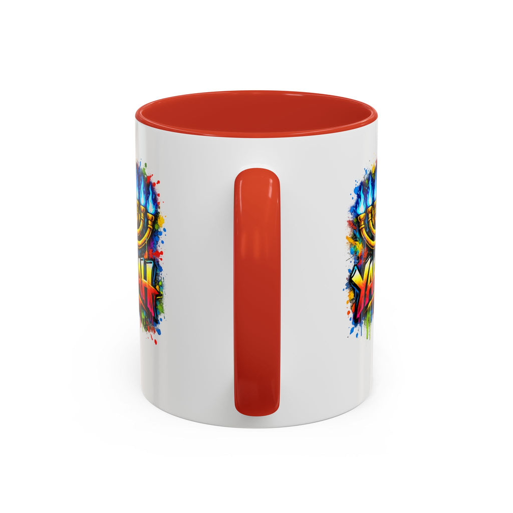 Yahuah colorful Menorah Coffee Mug