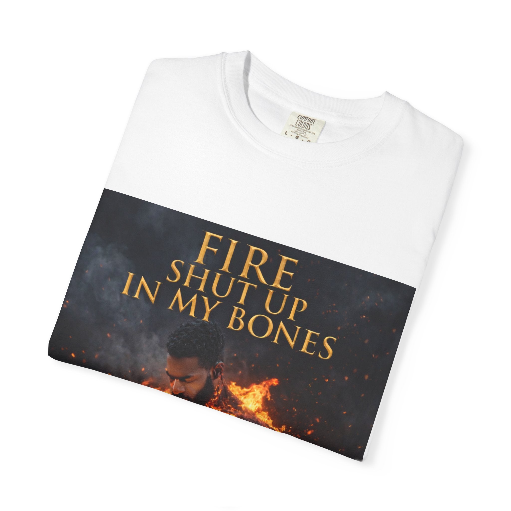 T-Shirt — "Fire Shut Up In My Bones" Graphic Tee
