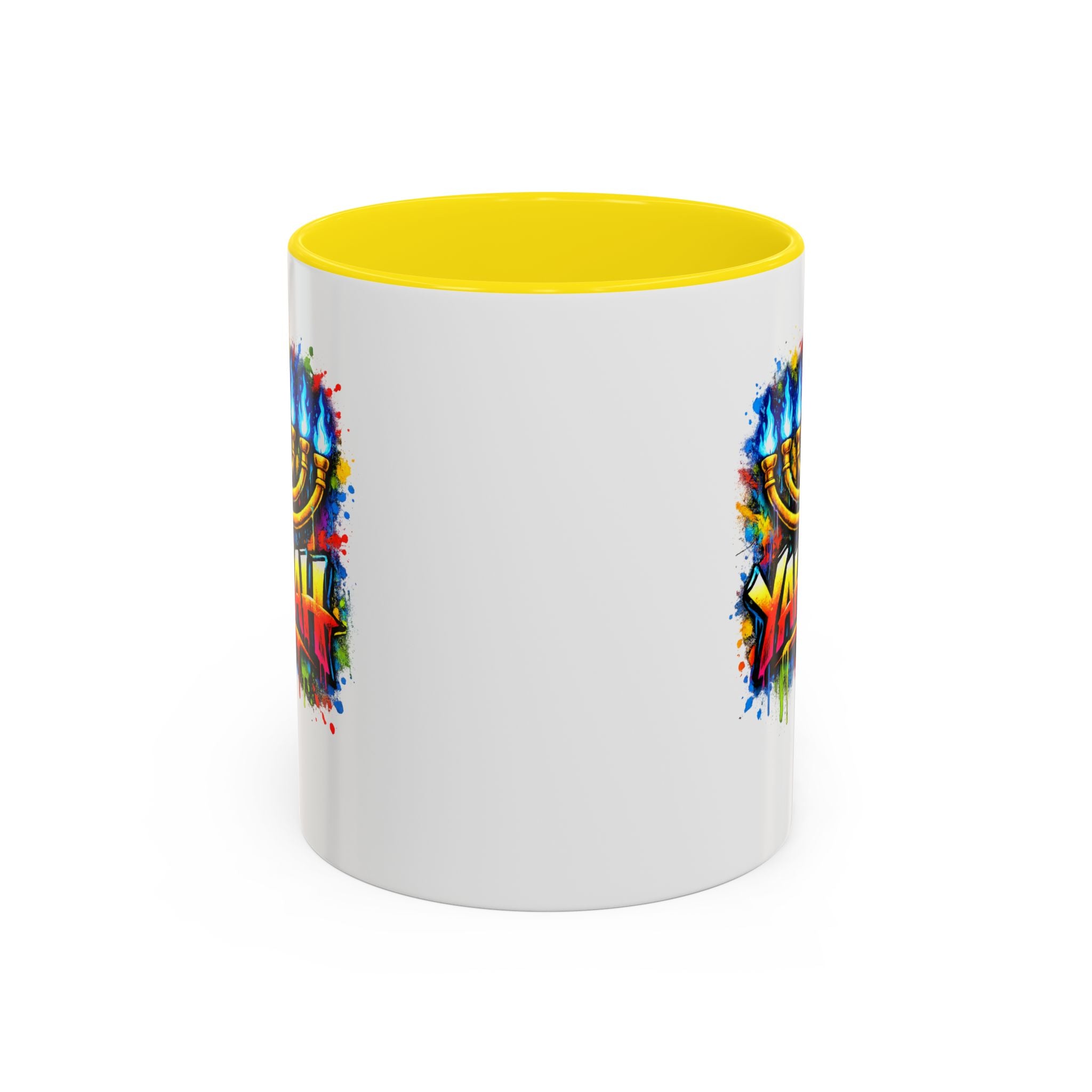 Yahuah colorful Menorah Coffee Mug