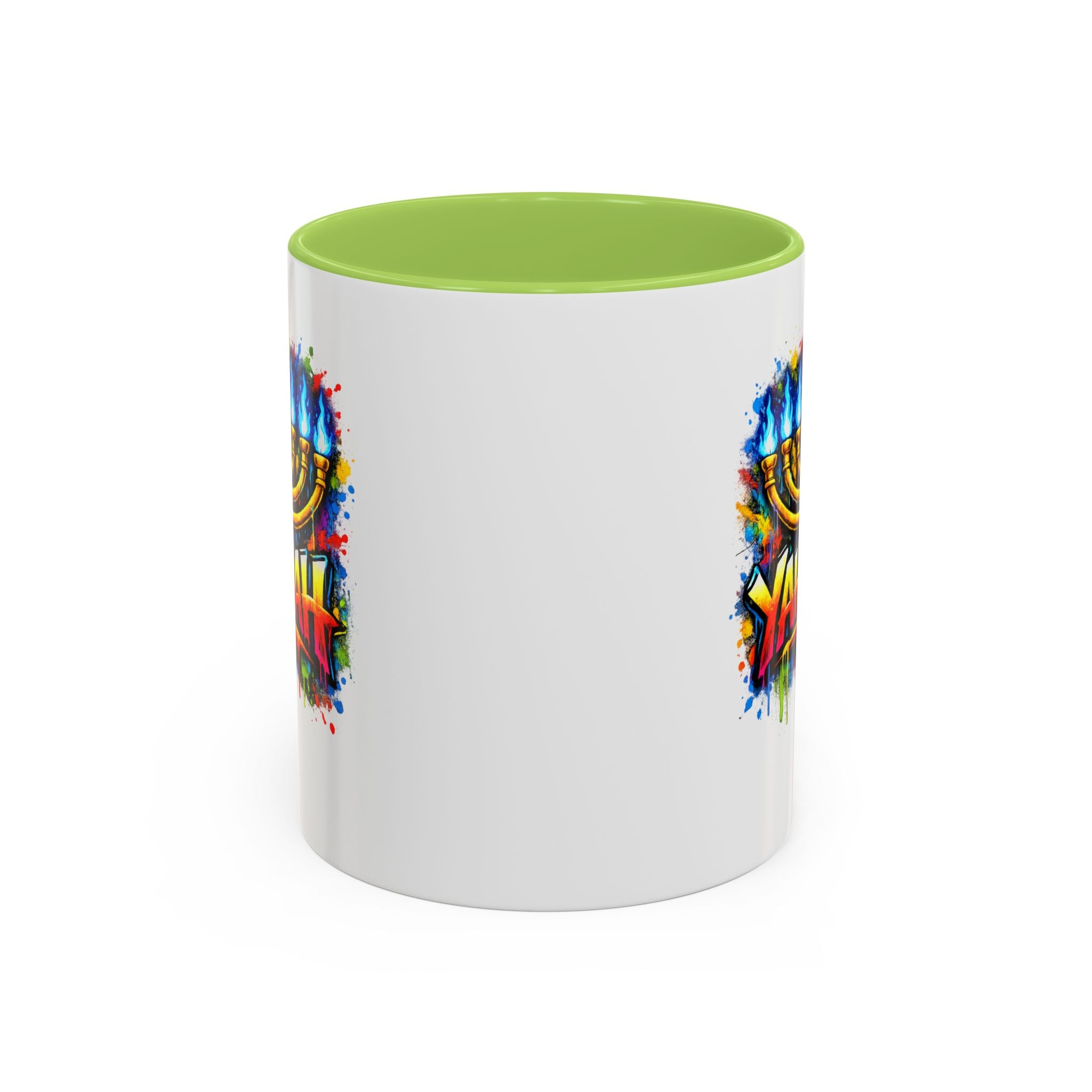 Yahuah colorful Menorah Coffee Mug