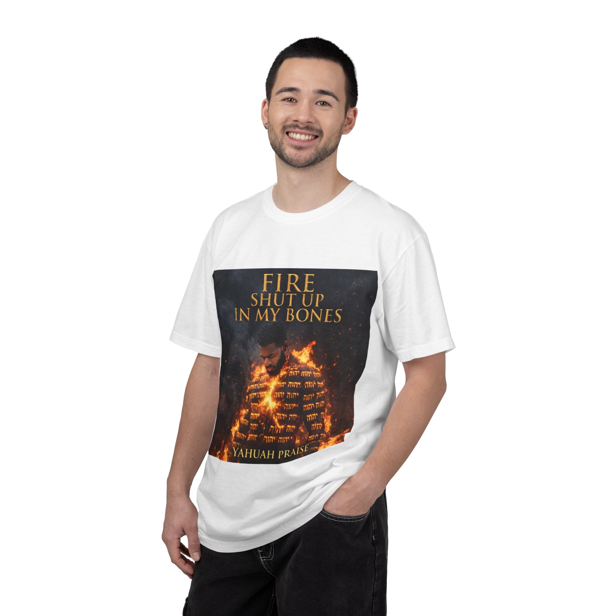 T-Shirt — "Fire Shut Up In My Bones" Graphic Tee