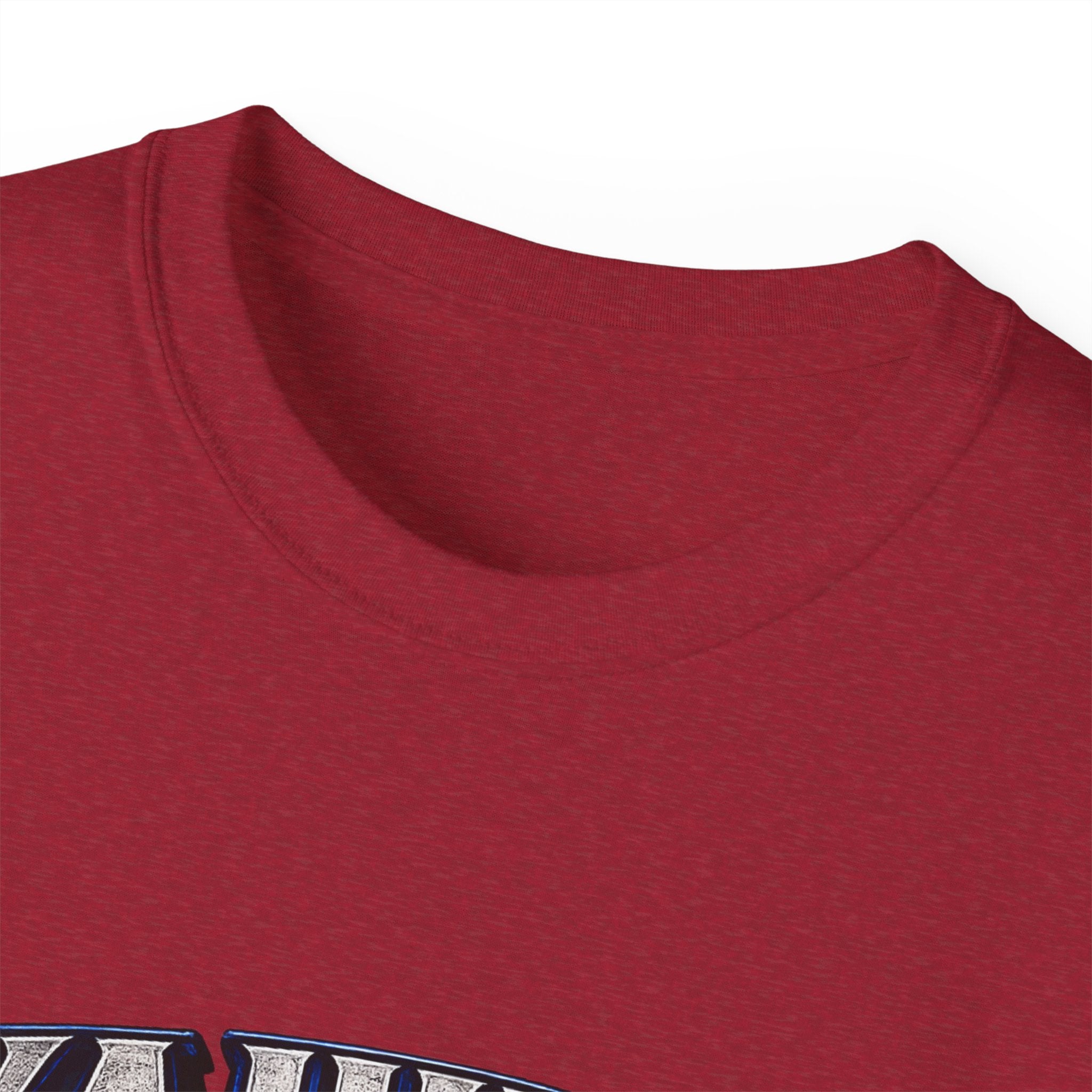 Yahuah Menorah T-Shirt — Yahuah Graphic Tee with Blue Flame Menorah