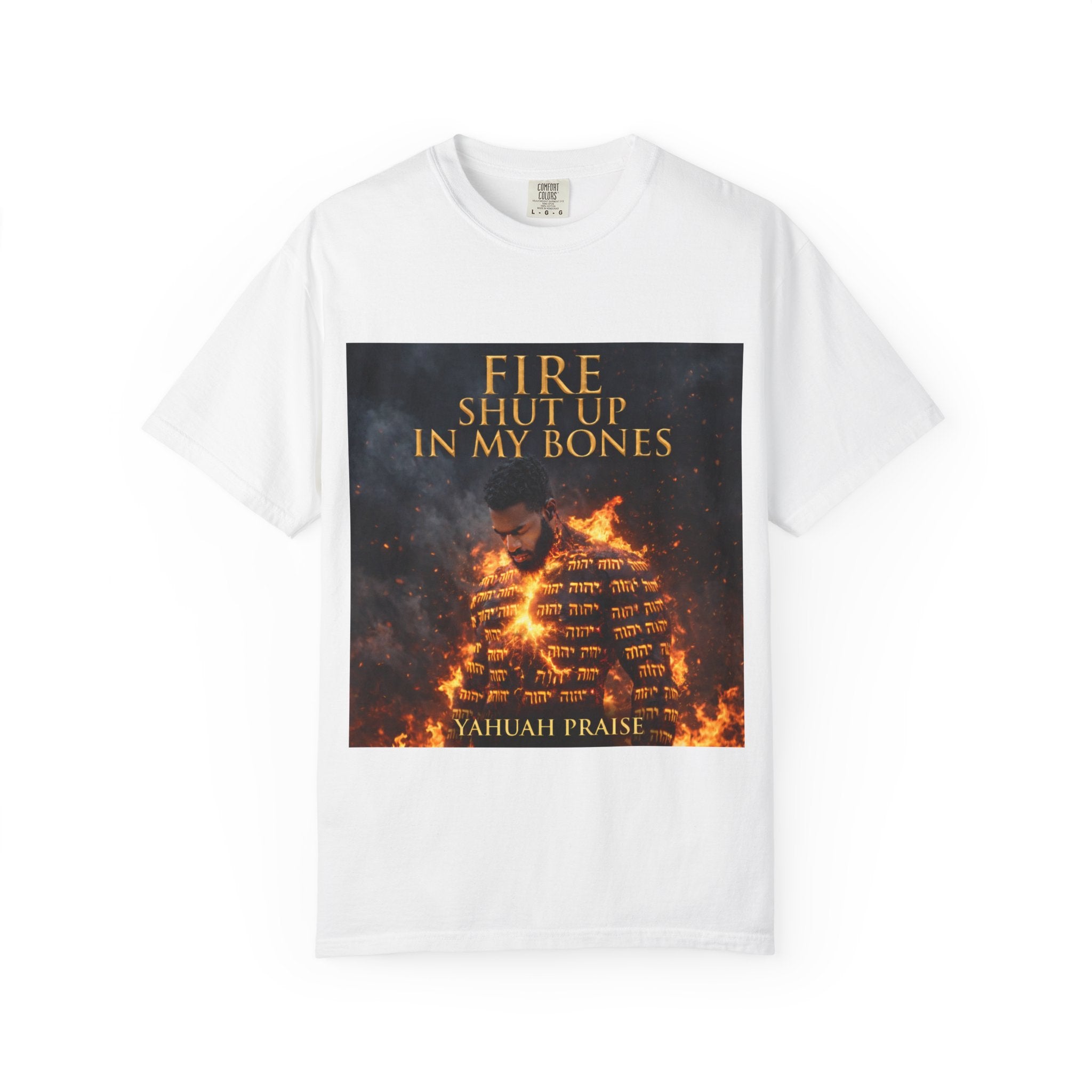 T-Shirt — "Fire Shut Up In My Bones" Graphic Tee