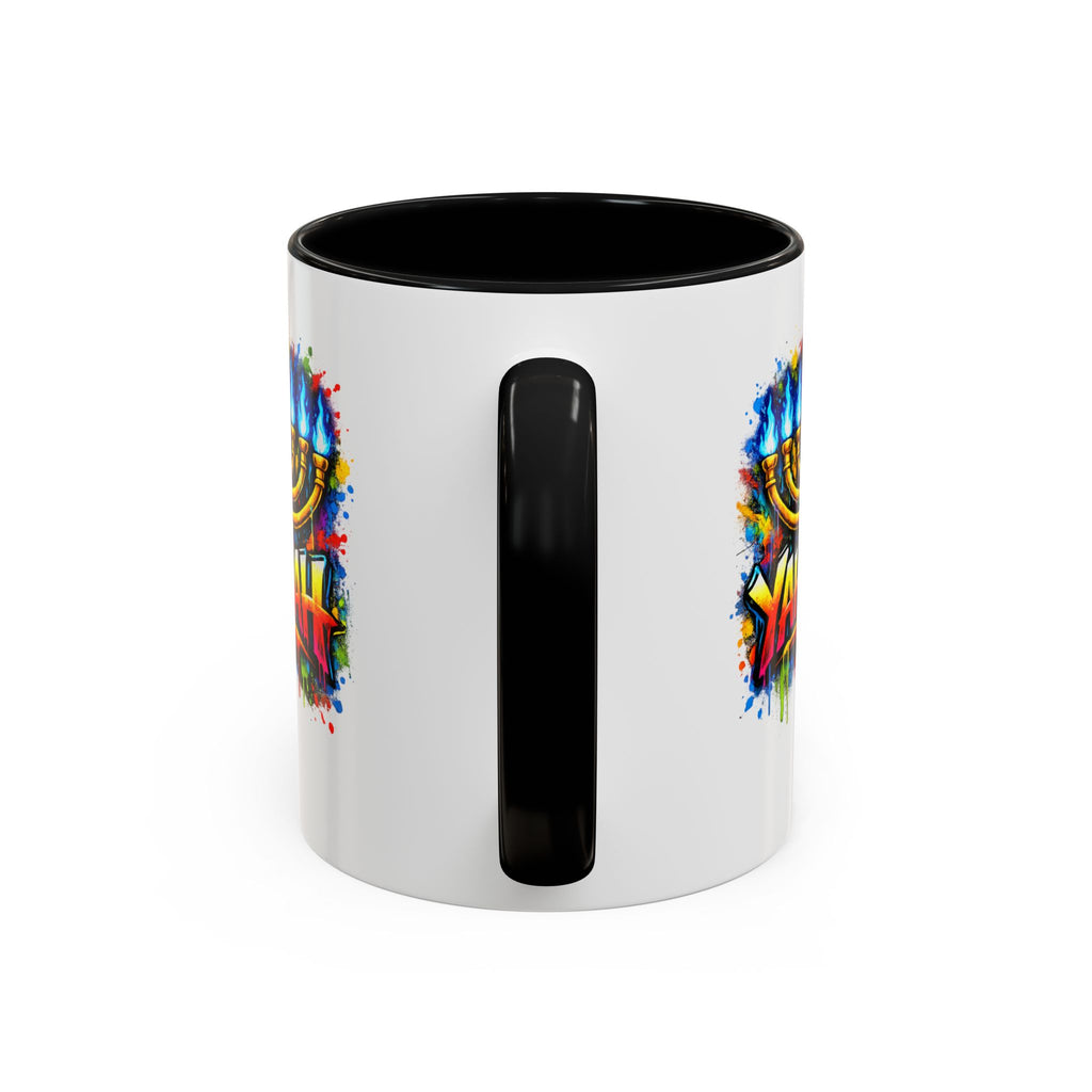 Yahuah colorful Menorah Coffee Mug