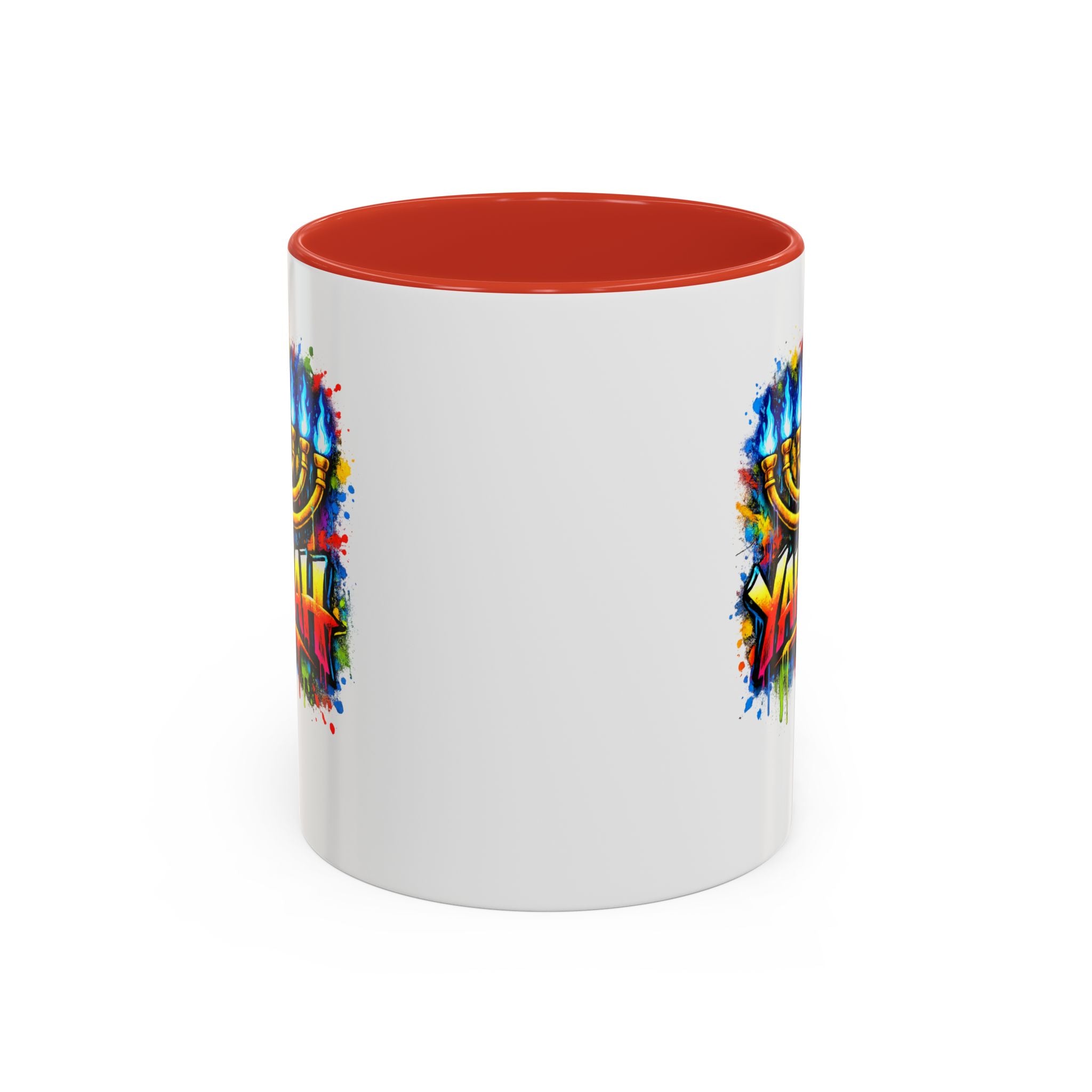 Yahuah colorful Menorah Coffee Mug