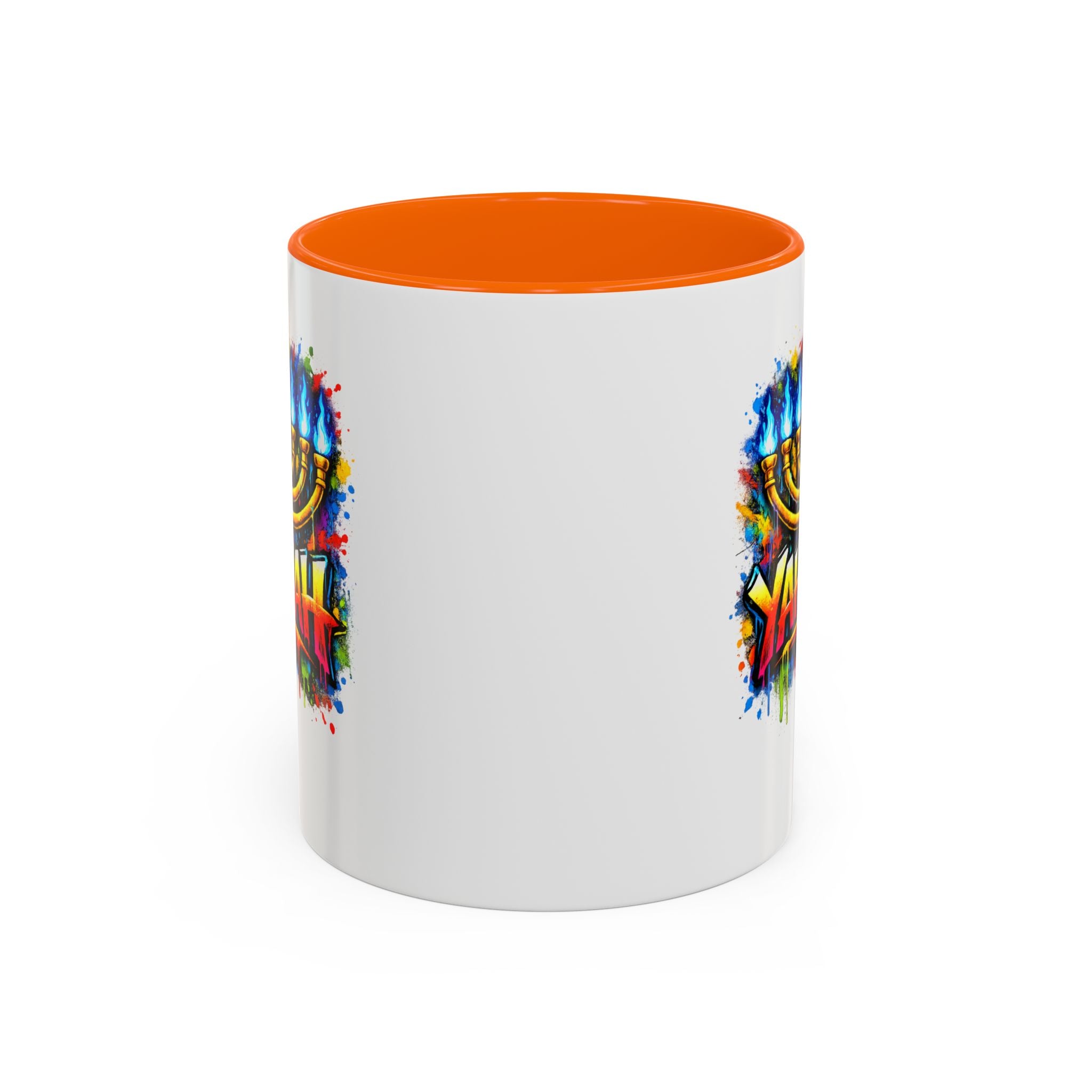 Yahuah colorful Menorah Coffee Mug