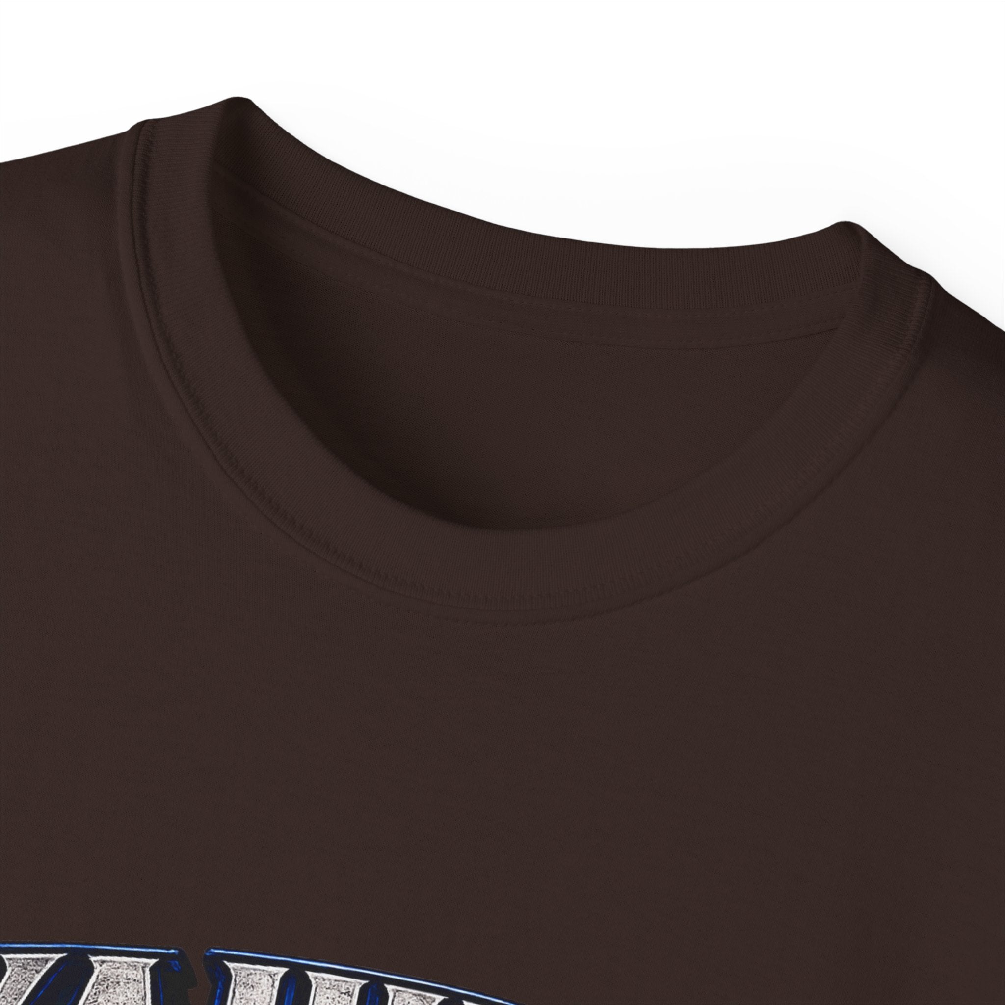 Yahuah Menorah T-Shirt — Yahuah Graphic Tee with Blue Flame Menorah