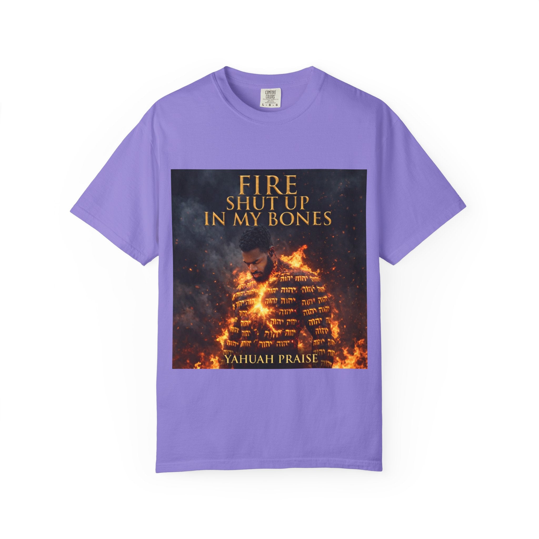 T-Shirt — "Fire Shut Up In My Bones" Graphic Tee