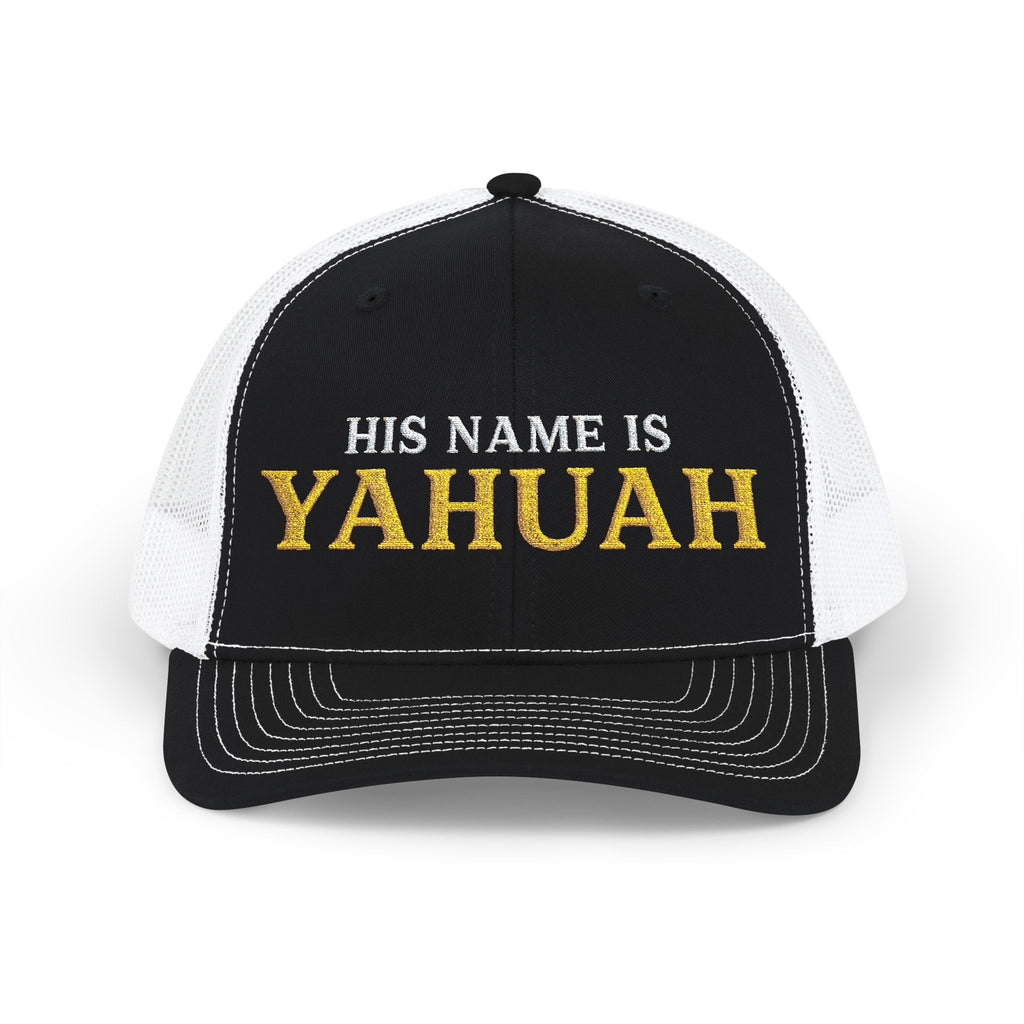 His Name Is Yahuah Snapback Trucker Cap