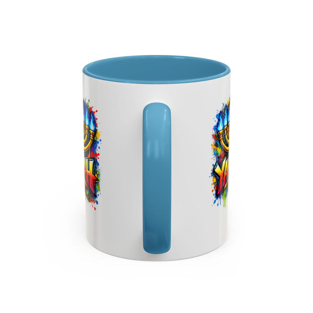 Yahuah colorful Menorah Coffee Mug