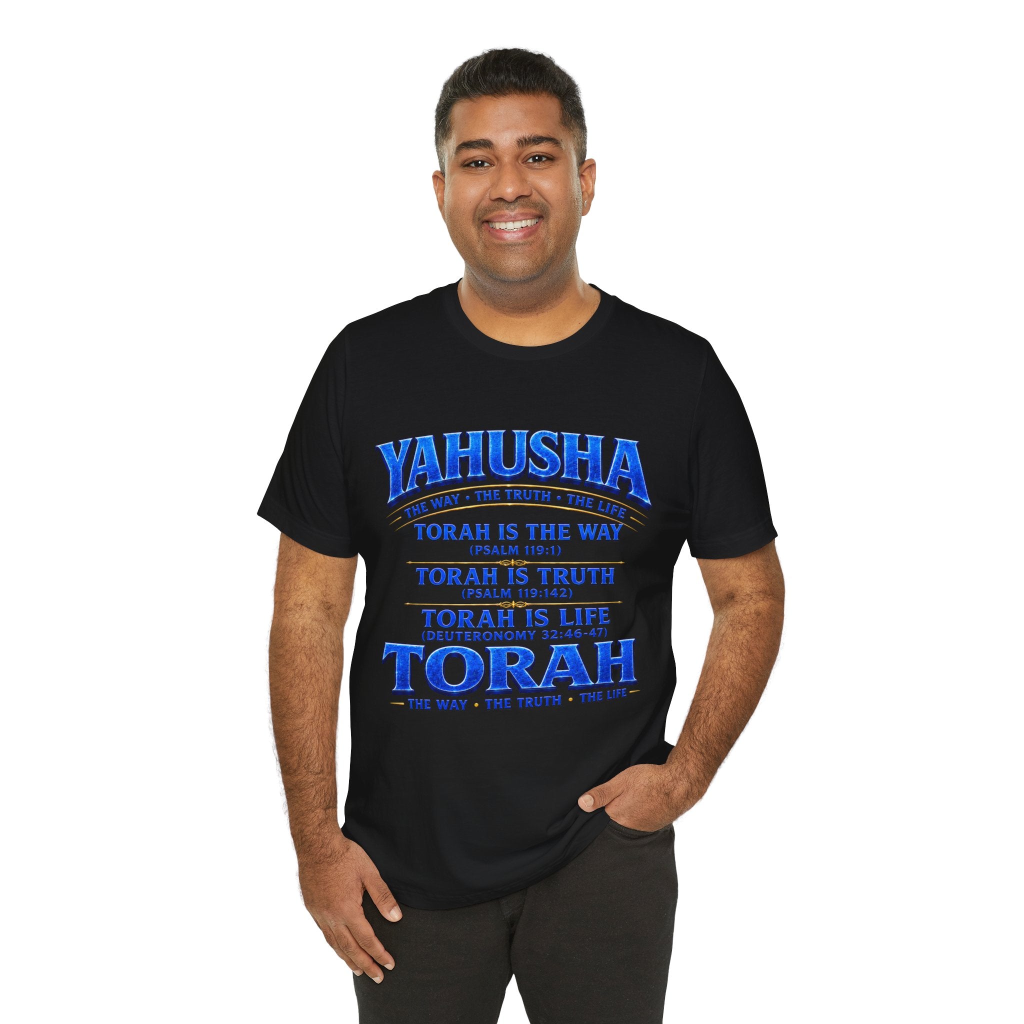 Torah Yahusha Tee — "Torah Is The Way, The Truth, The Life" T-Shirt